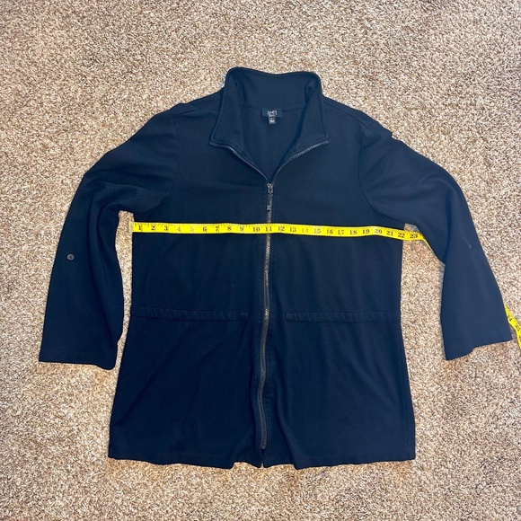 Jones New York, Full Zip-Front Jacket, Size L - Picture 7 of 8